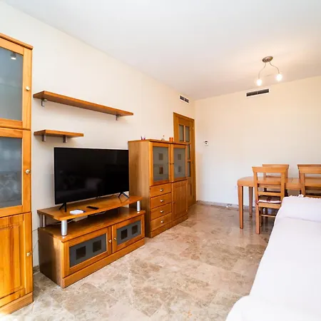 Parking Y Padel A 9 Min Playa Poniente דירה *